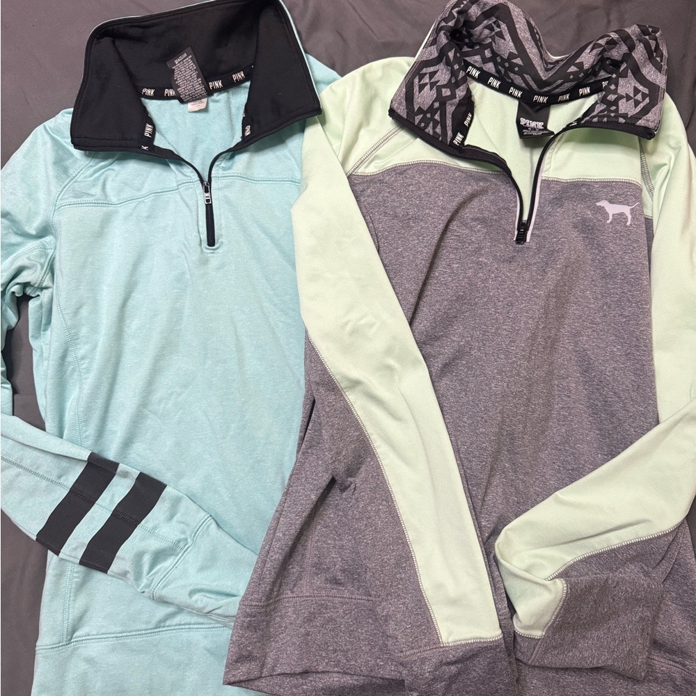 Victoria's Secret PINK Quarter-Zip Sweatshirts